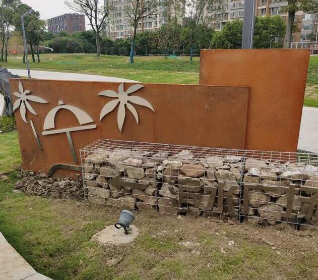 金湾锈钢板挡土墙
