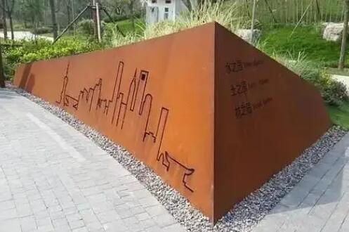金湾耐候钢挡土墙